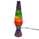 Schylling The Original Lava 14.5" Tie Dye Rainbow Spider Web Motion Lamp
