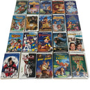 (25) Walt Disney Clamshell Movie Video Home System VHS Tapes Lot