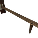 Bassett Furniture Tavern Walnut Brown MCM Full Bed Chest Dresser Bedroom Set