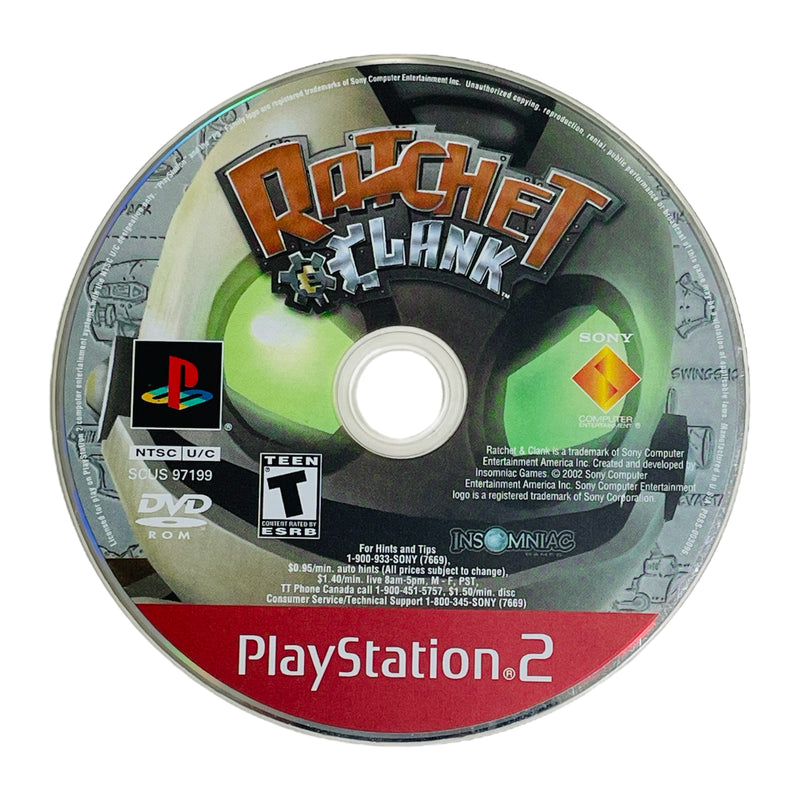 Ratchet & Clank Greatest Hits Sony Playstation 2 PS2 Video Game Disc