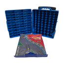 Hot Wheels 1997 Mattel Tara Toys Blue 100 Car Rolling Carry Case w/ Play-Mat