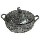 CBK LTD 1991 Bunny Rabbit Aluminum Serving Bowl w/ Lid