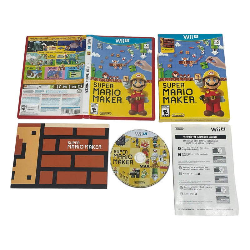 Super Mario Maker Box Set Nintendo Wii U Video Game