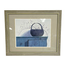 Pauline Eble Campanelli Rustic Basket Dresser Framed 18.5"x22.5" Print