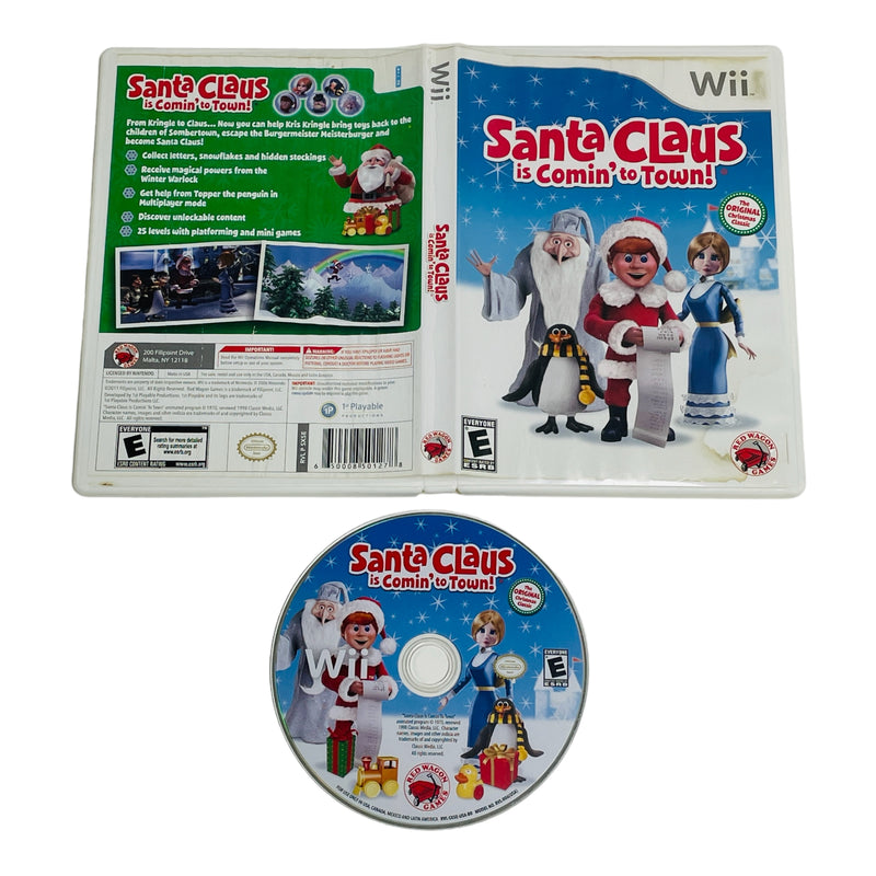Santa Claus is Comin to Town! Nintendo Wii Video Game