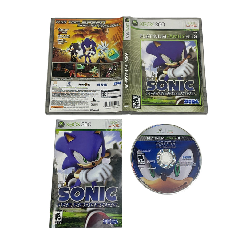 Sonic The Hedgehog Platinum Family Hits Microsot Xbox 360 Video Game