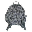 Vera Bradley Gray Blue Quilted Floral Outside Paisley Inside 12x12" Compact Backpack