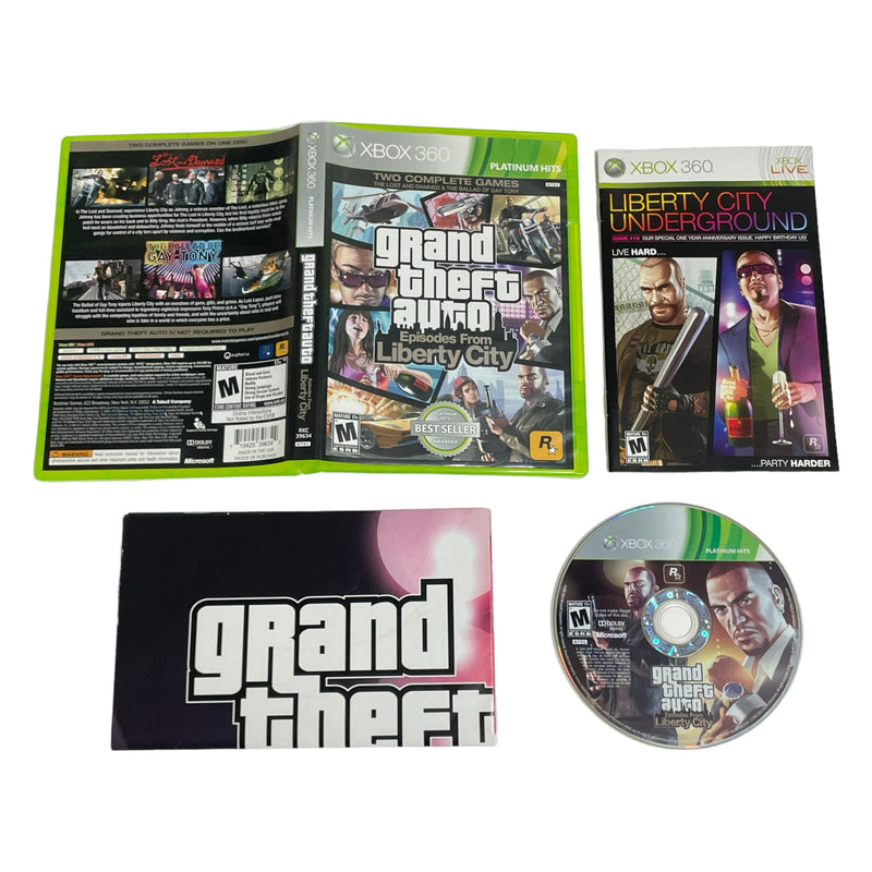 Grand Theft Auto Episodes From Liberty City Platinum Hits Microsoft Xbox 360