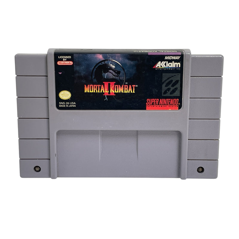 Mortal Kombat II Super Nintendo SNES Video Game Cartridge