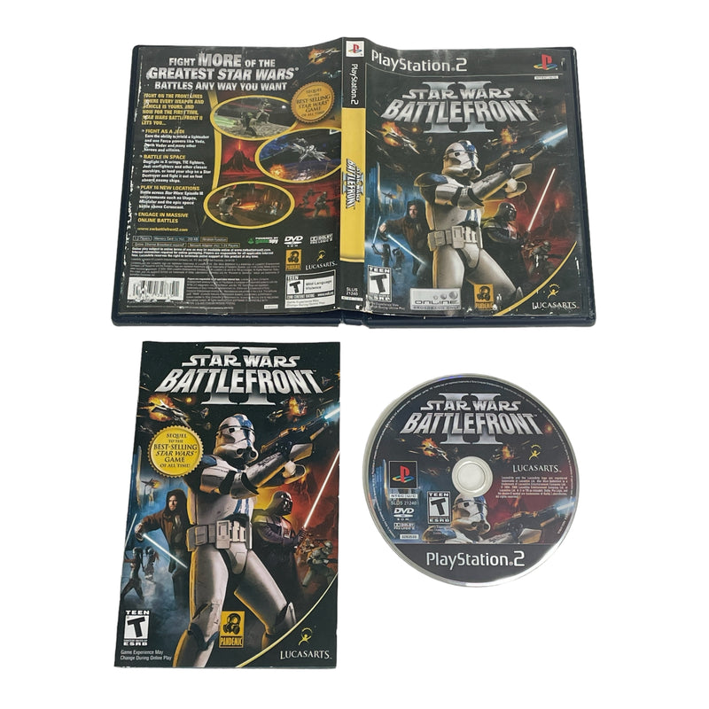 Star Wars Battlefront II Sony Playstation 2 PS2 Video Game