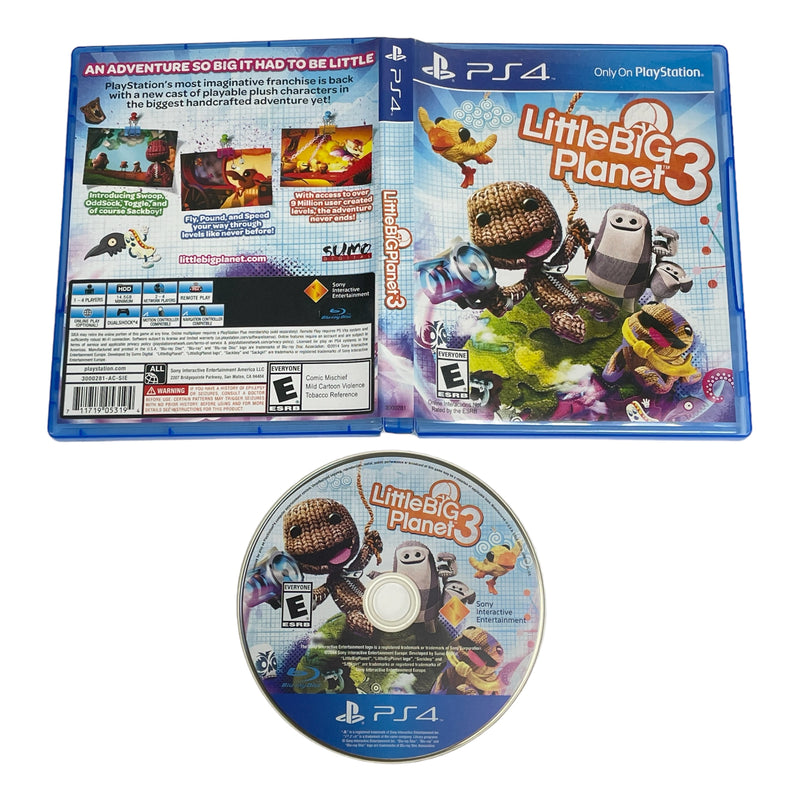Little Big Planet 3 Sony Playstation 4 PS4 Video Game