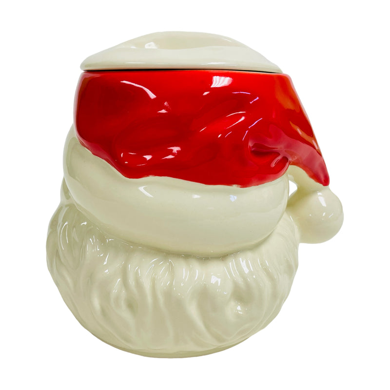 Stanford Ware Pottery Side Eye Rosey Cheeks Santa Claus 8" Cookie Jar