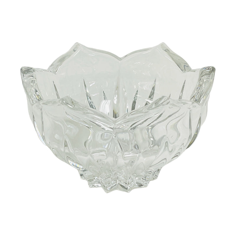 Gorham Lead Crystal Lotus Tulip Flower 2.5"x4" Candy Sugar Bowl