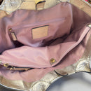 Coach Bleecker Signature Applique Floral Flower Shoulder Tote Bag F16276