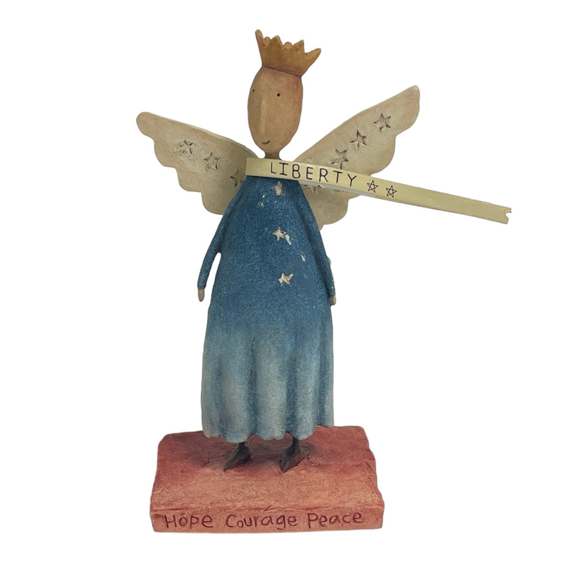 August Moon Dan DiPaolo Liberty Hope Courage Peace Angel Figurine 0508014