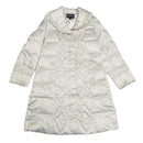 Modernist by Guillaume Poupart Womens White Button Puffer Coat