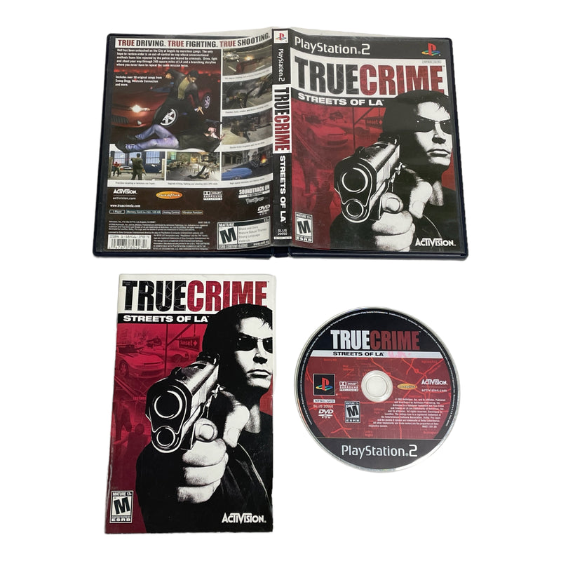 True Crime Streets of LA Sony Playstation 2 PS2 Video Game