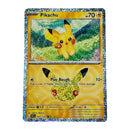 Pikachu Play Rough Pokemon 30th Celebration Anniversary Card 047/128 (25/30)