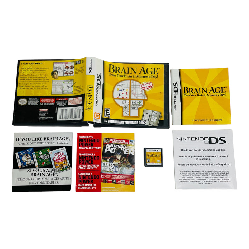 Brain Age Train Your Brain In Minutes A Day Nintendo DS Video Game