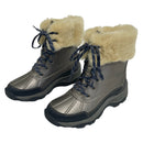 Clarks Mazlyn Arctic Womens Leather Faux Fur Lace Up Snow Boots