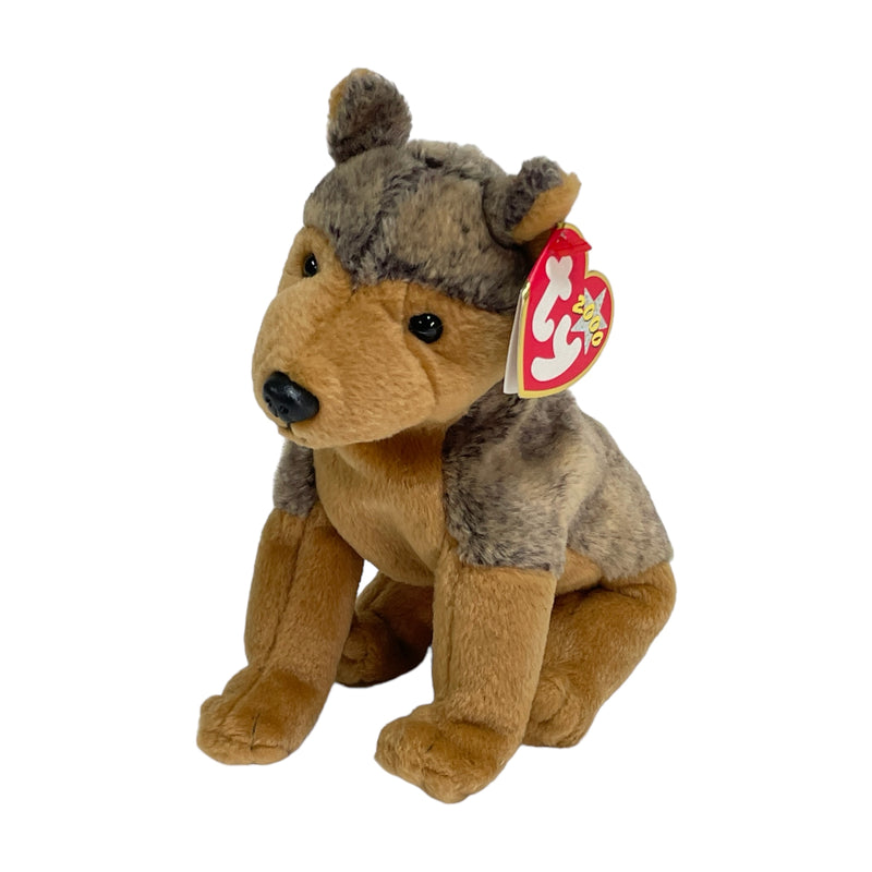 TY Beanie Babies 2000 Sarge The German Sheppard Dog Stuffed Toy Beanbag Plush