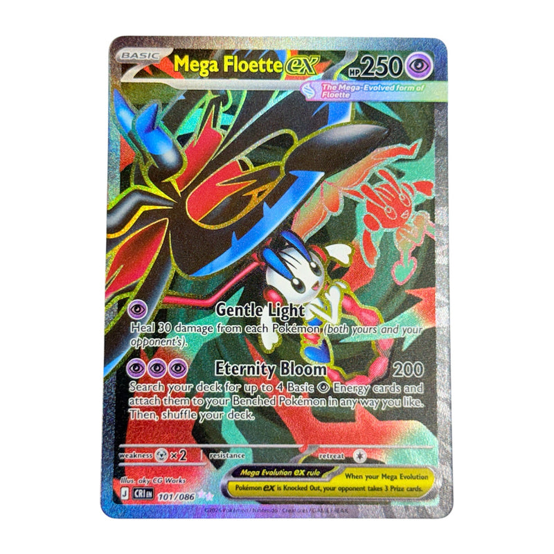 pokemon cards ultra rare ex mega Mega Floette ex 2026 Pokemon Chaos Rising Ultra Rare Card 101/086
