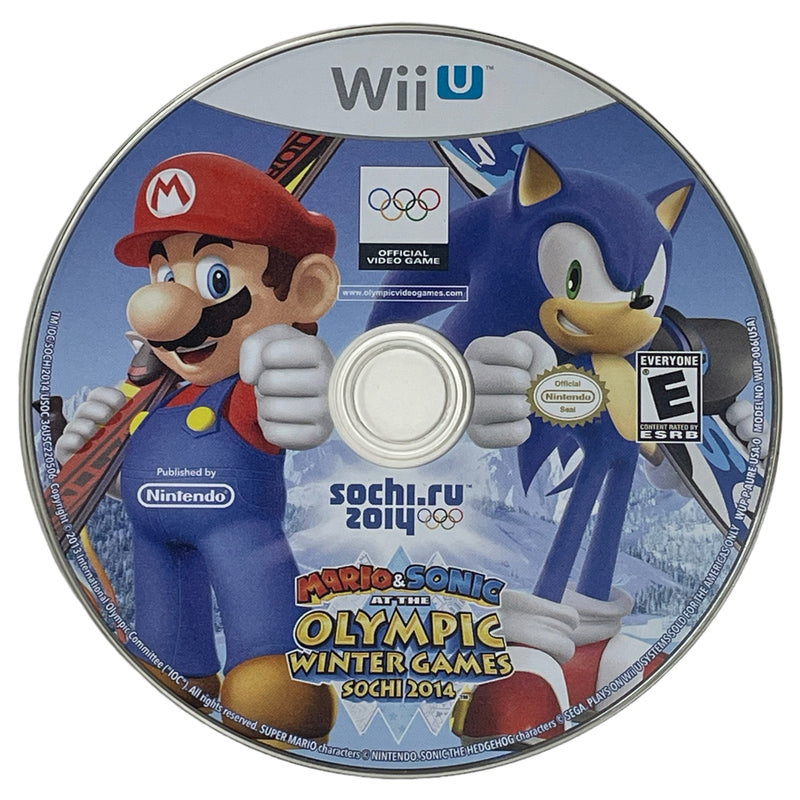 Mario & Sonic At The Olympic Winter Games Sochi 2014 Nintendo Wii U Video Game