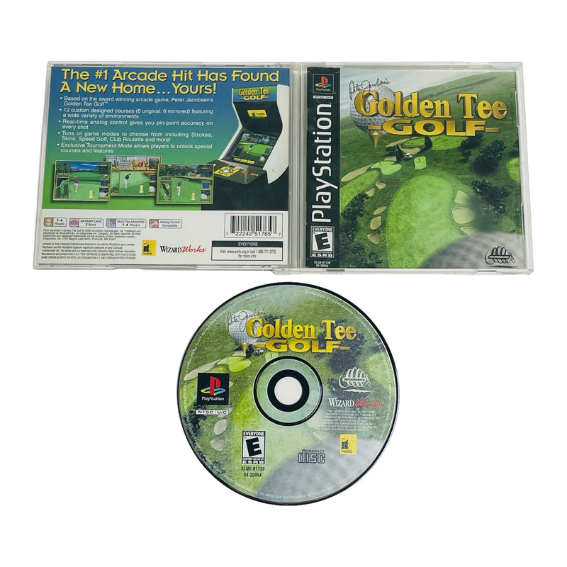 Golden Tee Golf Sony Playstation 1 PS1 Video Game