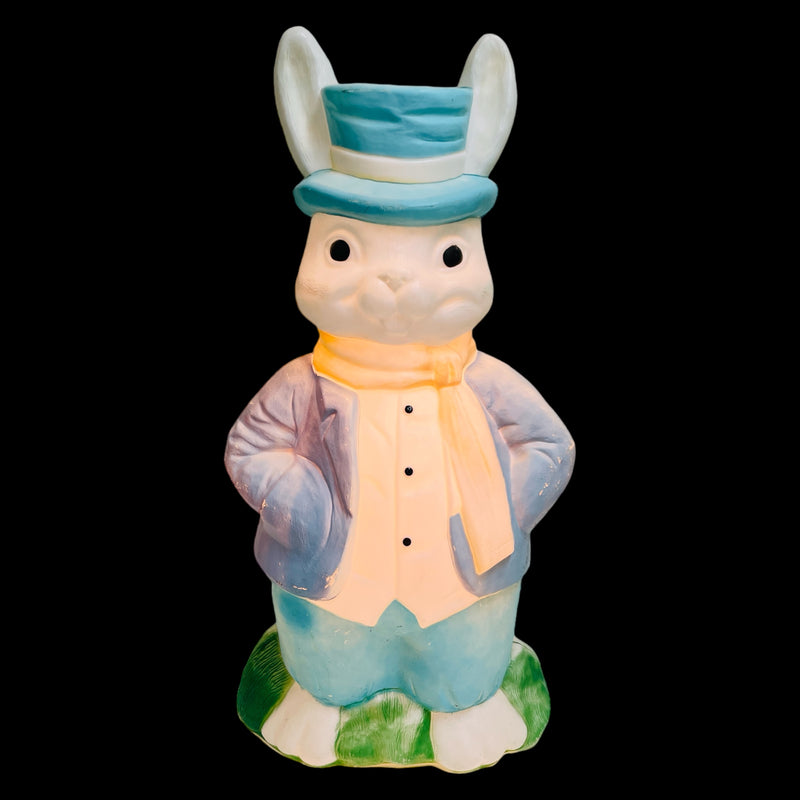 Empire 1993 Mr Easter Bunny Rabbit Illuminated 35.5" Blow Mold