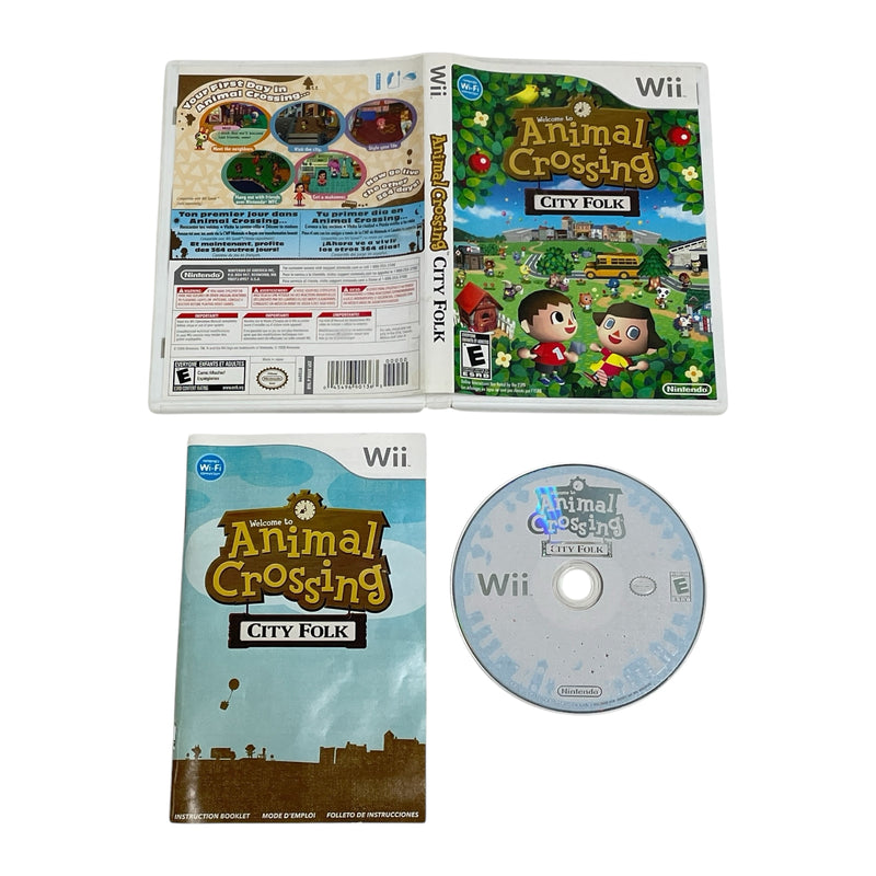 Animal Crossing City Folk Nintendo Wii Video Game