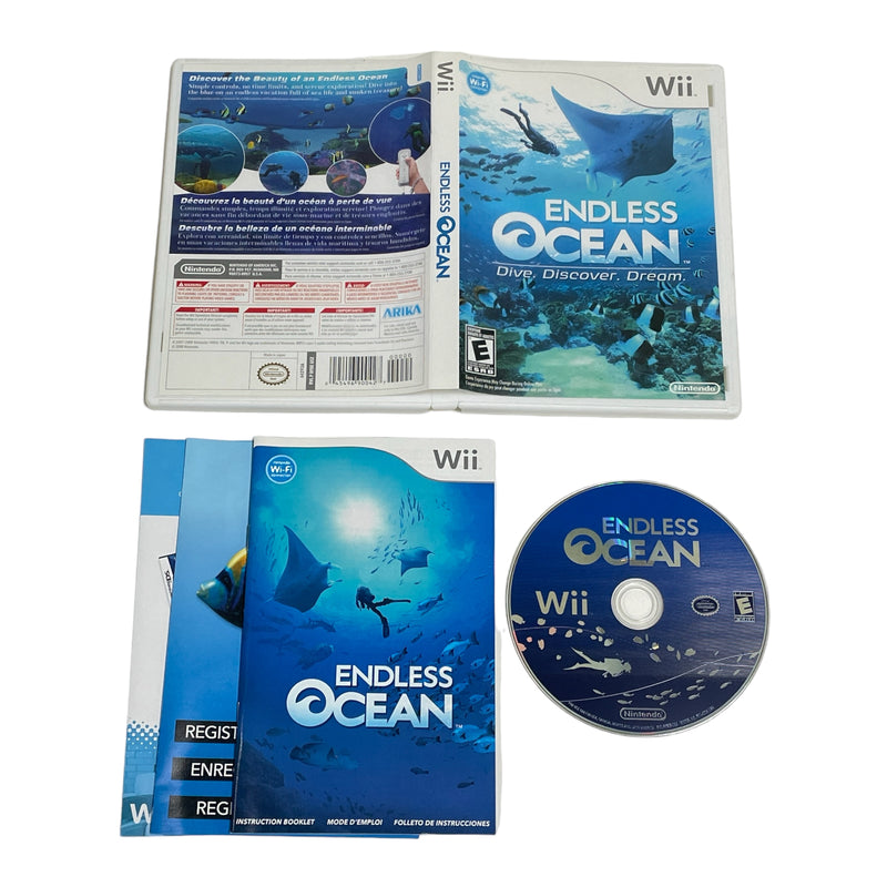 Endless Ocean Dive Discover Dream Nintendo Wii Video Game