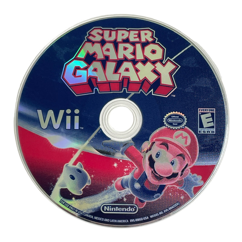 Super Mario Galaxy Nintendo Wii Video Game Disc