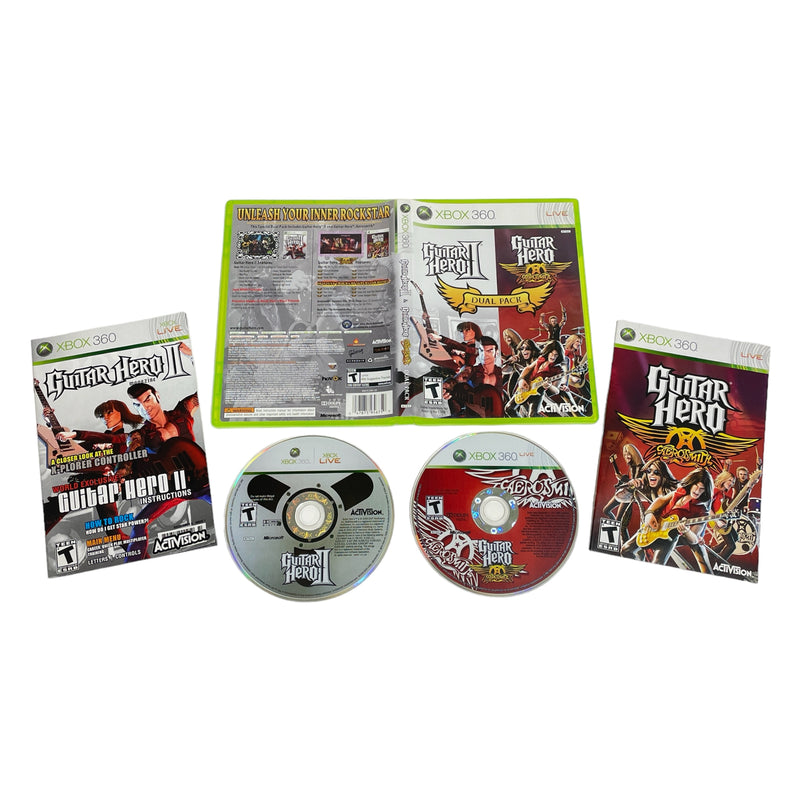 Guitar Hero II / Aerosmith Dual Pack Microsoft Xbox 360 Video Game