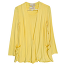 Antthony Originals Womens 2 Pc Sleeveless Cardigan w/ Pockets & Long Sleeve Shirt