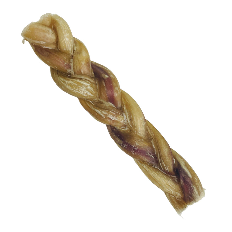 5"-6" Dog Chew Treat Natural Braided Bully Bull Beef Sticks