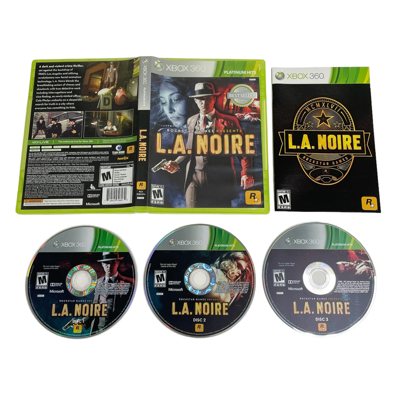 L.A. Noire Microsoft Platinum Hits Xbox 360 Video Game