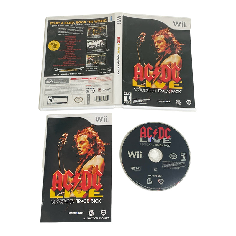 AC/DC Live Rockband Track Pack Nintendo Wii Video Game