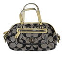 Coach Bonnie Poppy Monogram Turnlock Purse Satchel Shoulder Bag 13402