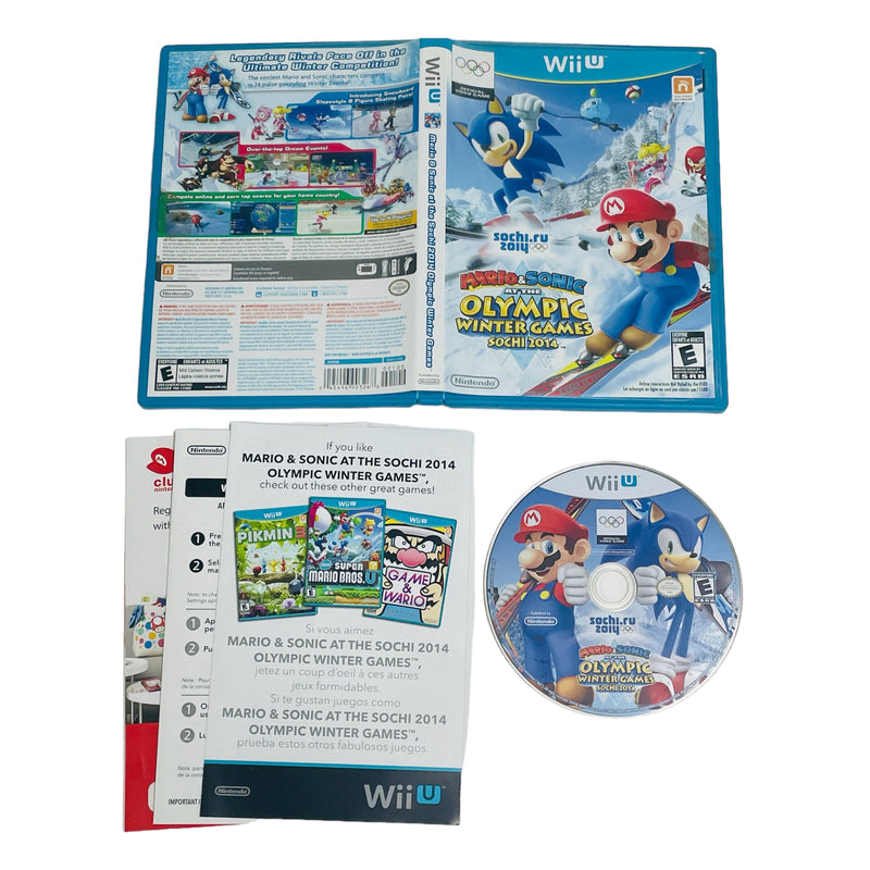 Mario & Sonic At The Olympic Winter Games Sochi 2014 Nintendo Wii U Video Game