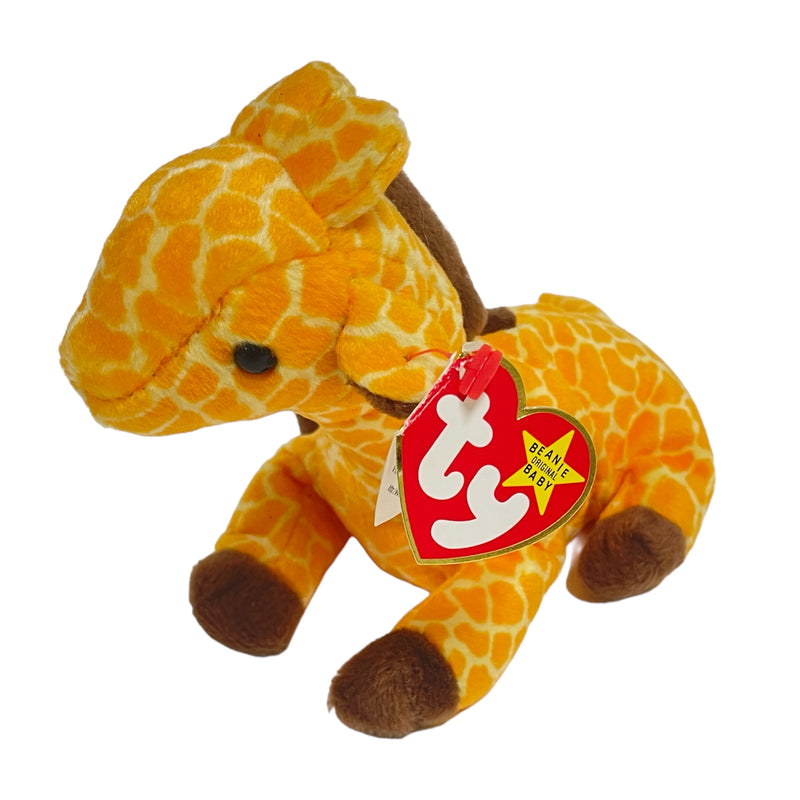 TY Beanie Babies Twigs The Giraffe Stuffed Toy Beanbag Plush 4068