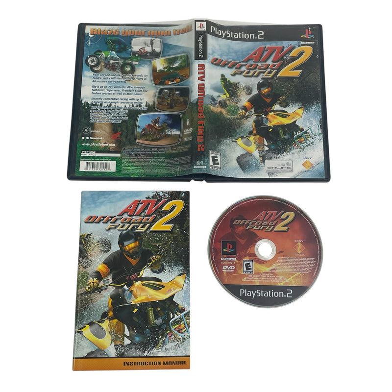 ATV Offroad Fury 2 Sony Playstation 2 PS2 Video Game