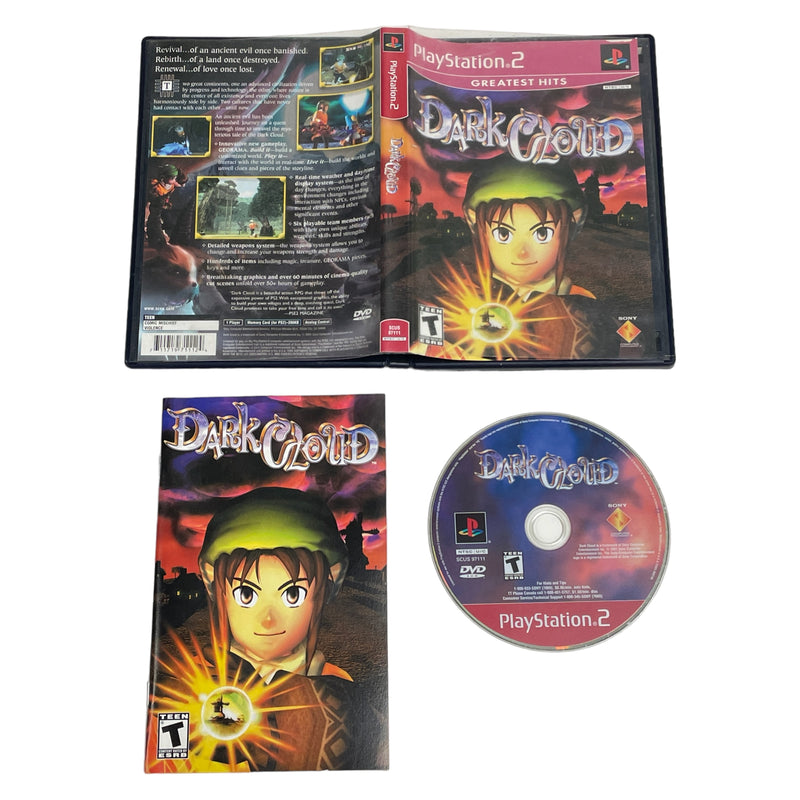 Dark Cloud Greatest Hits Sony Playstation 2 PS2 Video Game