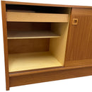 Clausen Mobler Cabinets Mid Century Modern MCM Danish Teak Sideboard Credenza