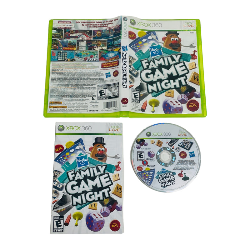 Hasbro Family Game Night Microsoft Xbox 360