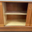 Clausen Mobler Cabinets Mid Century Modern MCM Danish Teak Sideboard Credenza