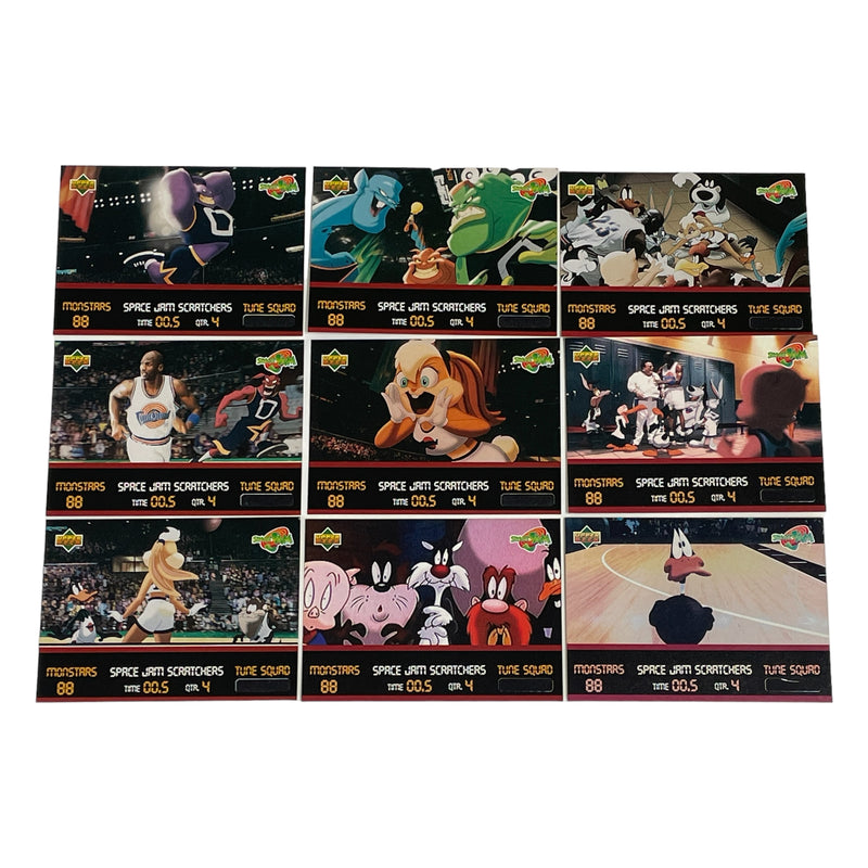 Upper Deck Space Jam Scratchers Looney Tunes Basketball SC1-SC9 Cards Set NEVER SCRATCHED