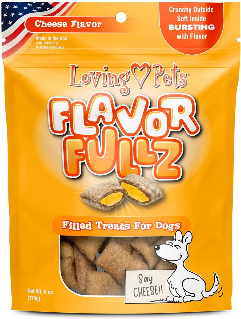 Loving Pets Flavor Fullz Filled Dog Treats 6 oz. Bag