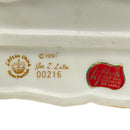 Lefton 1991 Christmas Village Couple Horse Drawn Sleigh Ride Figurine 00216