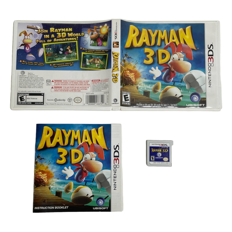 Rayman 3d Nintendo 3DS Video Game
