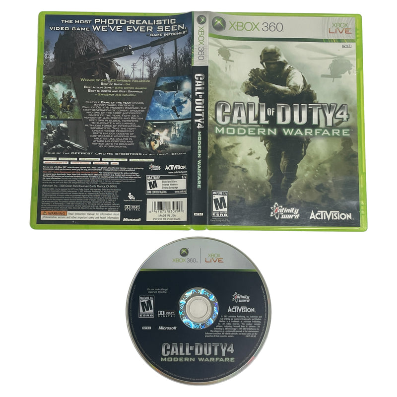 Call of Duty 4 Modern Warfare Microsoft Xbox 360